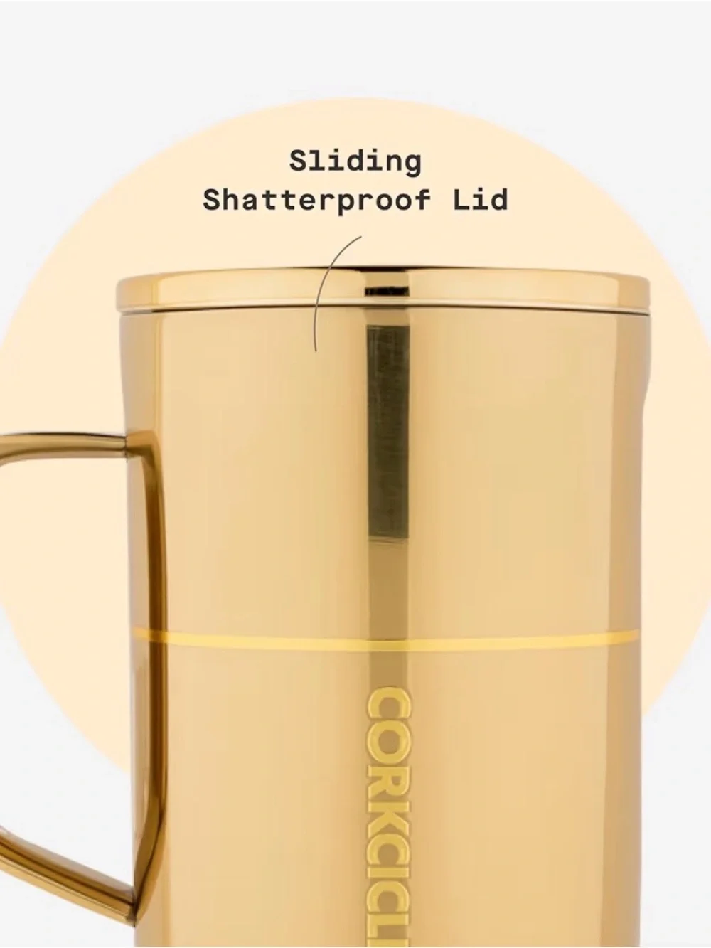 Corkcicle x Star Wars C-3PO Insulated Coffee Mug - Gold
